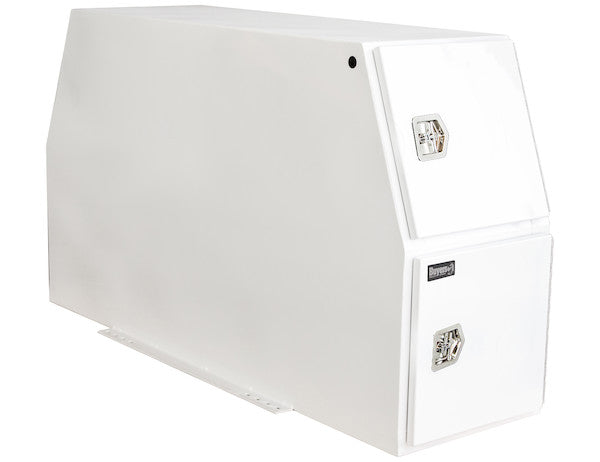 Load image into Gallery viewer, GLOSS WHITE STEEL BACKPACK TRUCK TOOL BOX SERIES WITH FLAT FLOOR