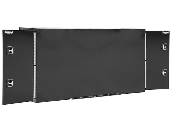 Load image into Gallery viewer, GLOSS BLACK STEEL STRAIGHT SIDE BACKPACK TRUCK TOOL BOX SERIES WITH FLAT FLOOR AND ADJUSTABLE SHELVING