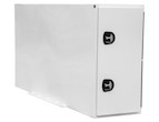 Load image into Gallery viewer, GLOSS WHITE STEEL STRAIGHT SIDE BACKPACK TRUCK TOOL BOX SERIES WITH FLAT FLOOR AND ADJUSTABLE SHELVING