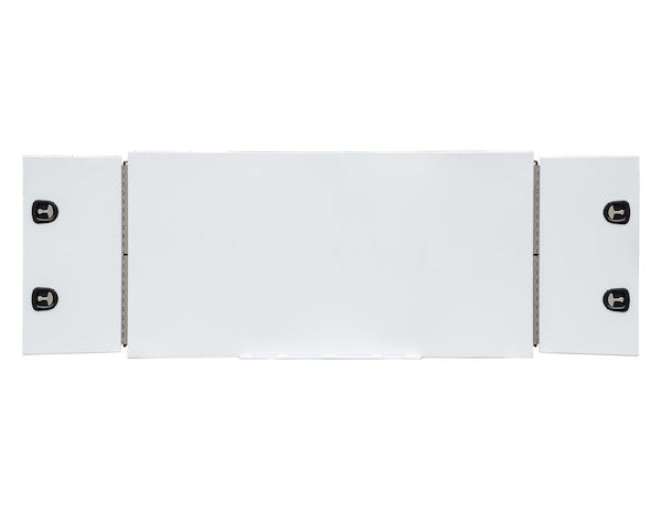 Load image into Gallery viewer, GLOSS WHITE STEEL STRAIGHT SIDE BACKPACK TRUCK TOOL BOX SERIES WITH FLAT FLOOR AND ADJUSTABLE SHELVING