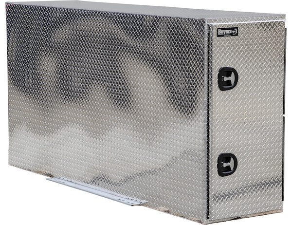 Load image into Gallery viewer, DIAMOND TREAD ALUMINUM STRAIGHT SIDE BACKPACK TRUCK TOOL BOX SERIES WITH FLAT FLOOR
