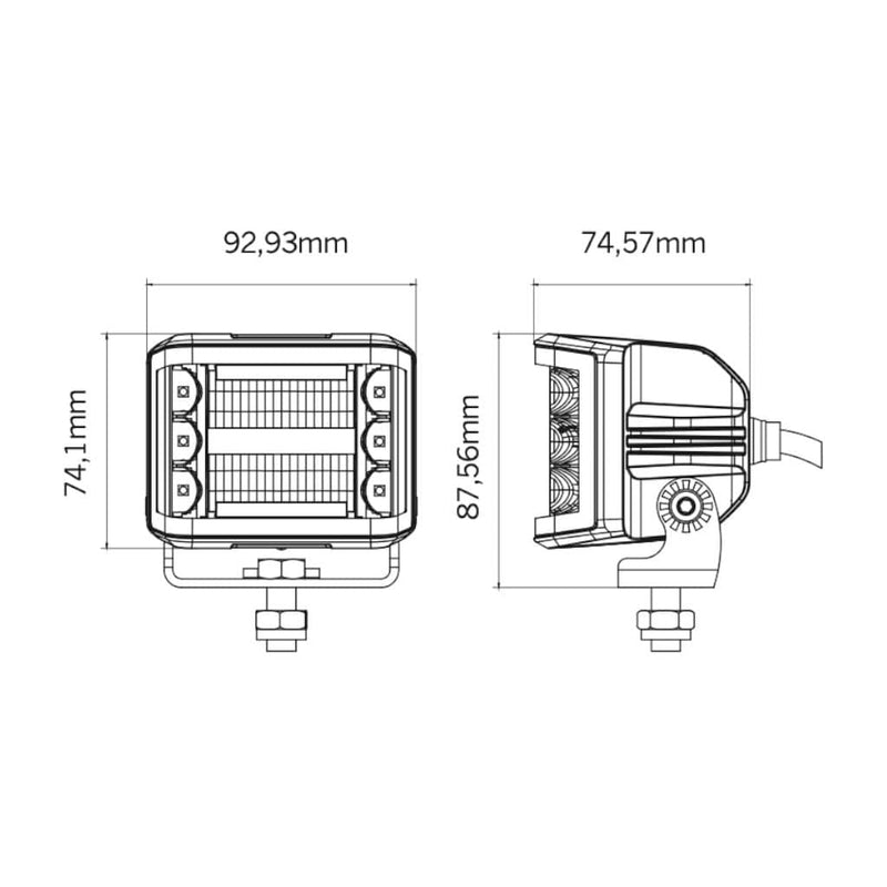 Load image into Gallery viewer, Brightsource Siberia Xp Red Fox Work Light - BRT-809282 - Absolute Autoguard