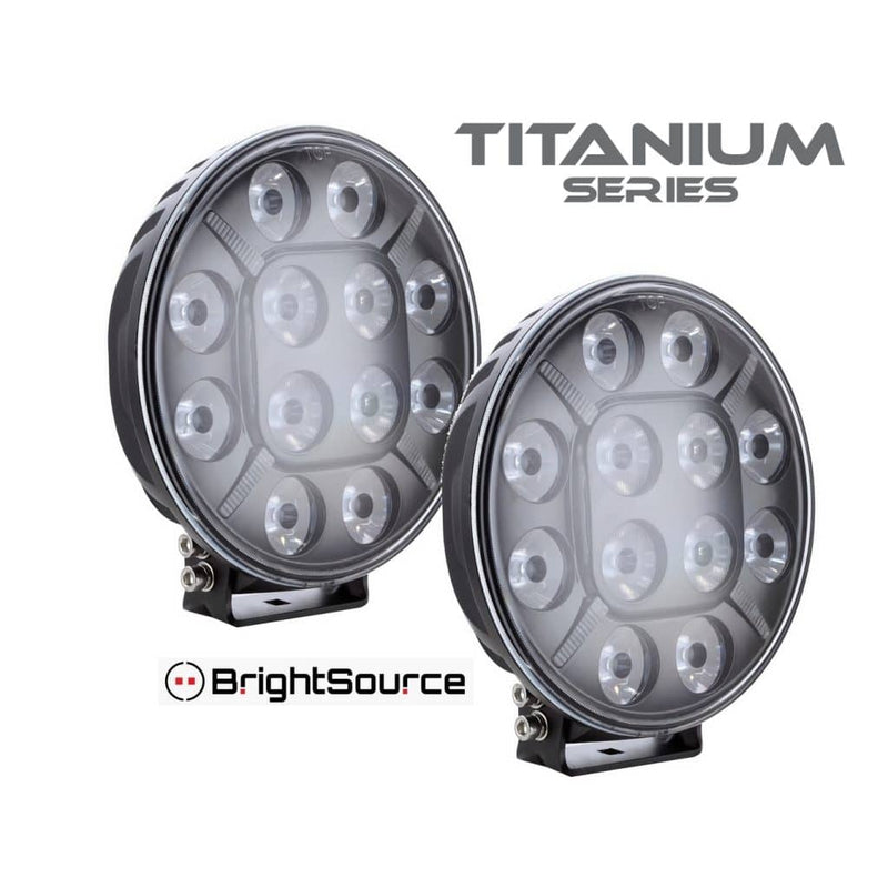 Load image into Gallery viewer, Brightsource 7" Round Driving Light Kit - BRT-870072 - Absolute Autoguard