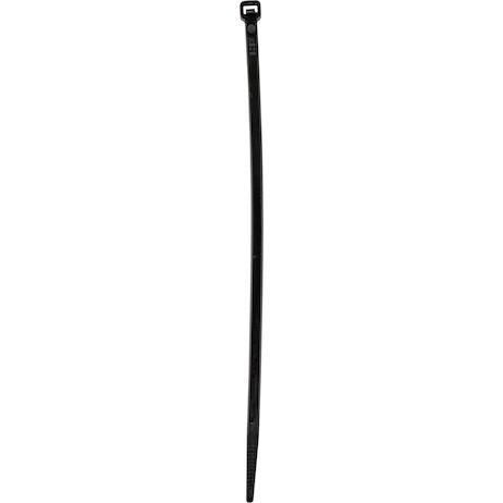 Load image into Gallery viewer, 0.180 x 11 Inch Black Weather Resistant Zip Ties - 50 Pound, 100 Pieces