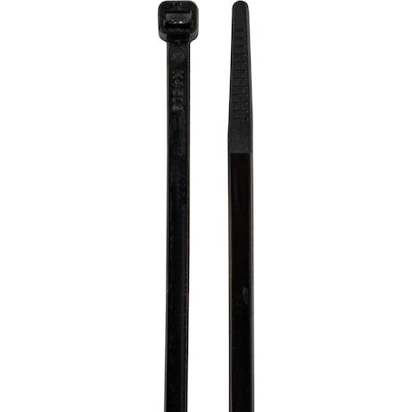 Load image into Gallery viewer, 0.180 x 7-1/2 Inch Black Weather Resistant Zip Ties - 50 Pound, 1000 Pieces
