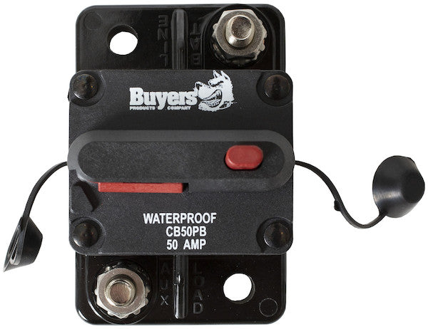 Load image into Gallery viewer, 50 Amp Circuit Breaker With Manual Push-to-Trip Reset