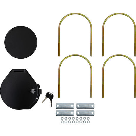 Load image into Gallery viewer, 8 Inch Locking Conduit Carrier Kit, Black Powder Coat Finish
