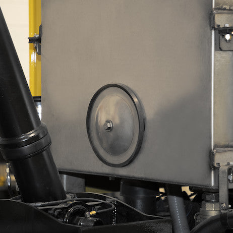 Load image into Gallery viewer, 8 Inch Stainless Steel Reservoir Cleanout Plate Assembly