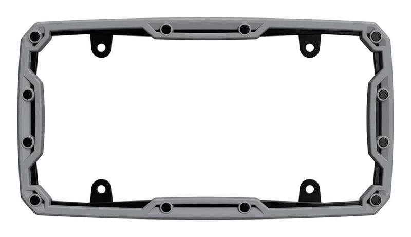 Load image into Gallery viewer, Cruiser Accessories License Plate Frame Beadlock Matte Gray/Black - CRZ-58650 - Absolute Autoguard