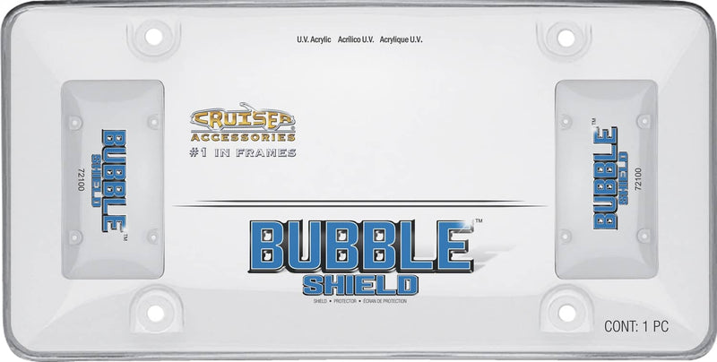 Load image into Gallery viewer, Cruiser Accessories Bubble License Plate Shield - CRZ-72100 - Absolute Autoguard