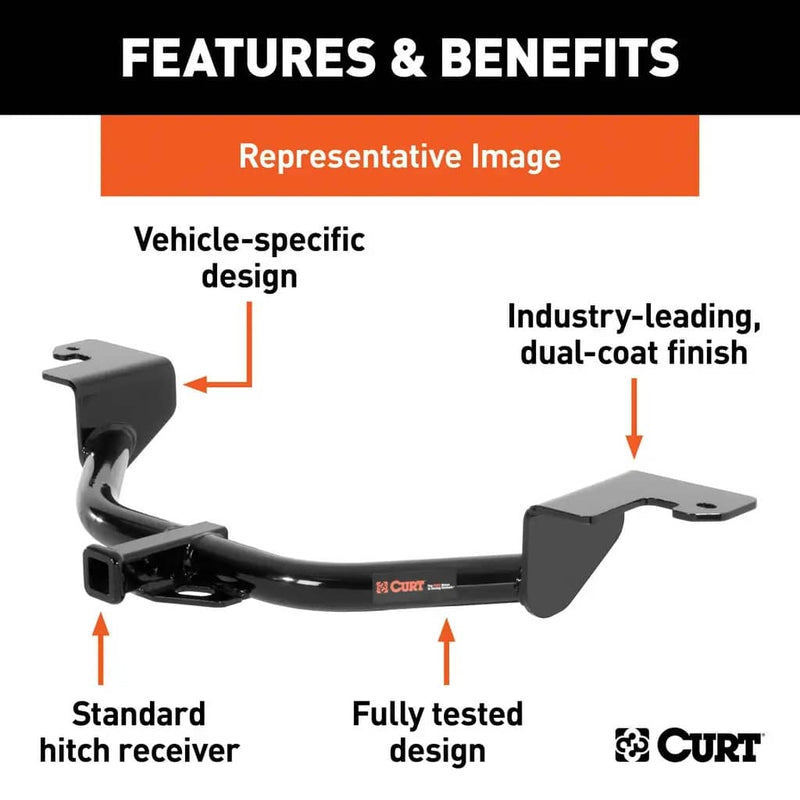 Load image into Gallery viewer, CURT Class 1 Hitch with 1-1/4 Receiver — 2000-2005 Toyota Celica/Echo - CUR-11289 - Absolute Autoguard