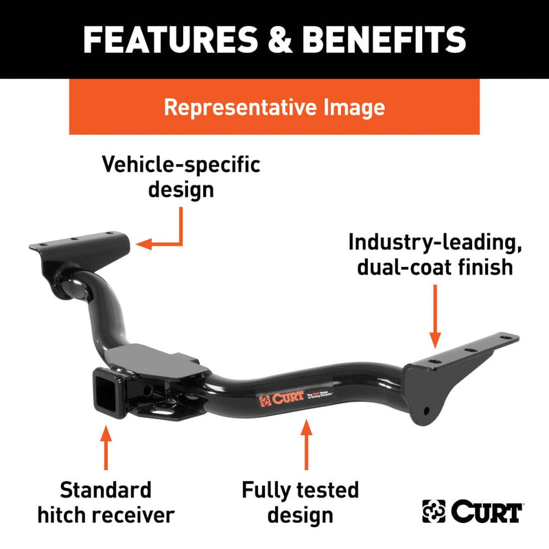 Load image into Gallery viewer, CURT Class 3/4 Hitch with 2-Inch Receiver — 2012-2019 Mercedes-Benz GLE-Class/GLE43 AMG/ML-Class - CUR-13411 - Absolute Autoguard