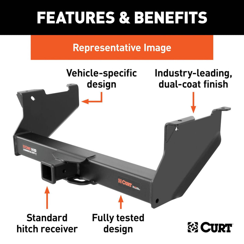 Load image into Gallery viewer, CURT Class 5 Hitch with 2-½ Inch Receiver — 2001-2010 Chevrolet & GMC - CUR-15703 - Absolute Autoguard