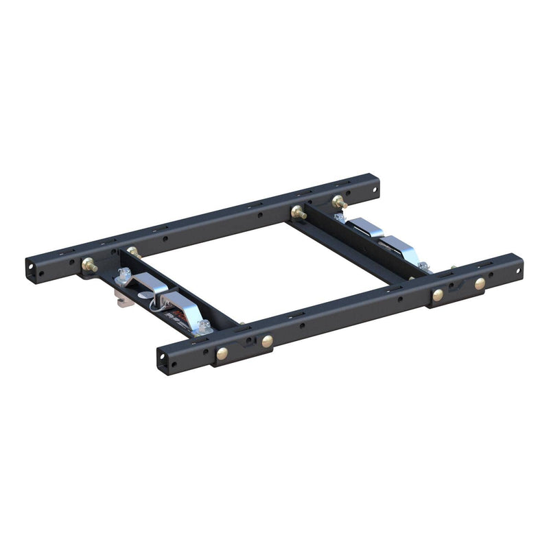 Load image into Gallery viewer, CURT Puck System 5th Wheel Adapter with Rails (25K), With 5th Wheel Prep Package; Select Configurations - Select 2011-2027 Ford, 2020-2026 Chevrolet & GMC Models (see fitment table)