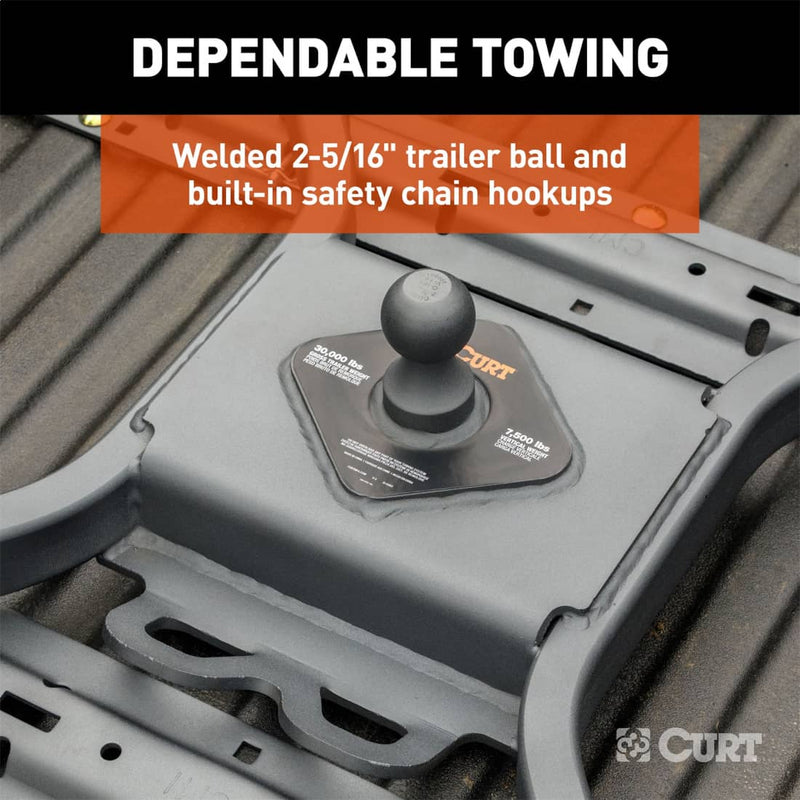 Load image into Gallery viewer, CURT Spyder 5th Wheel Rail Gooseneck Hitch with 2-5/16" Ball, 30K