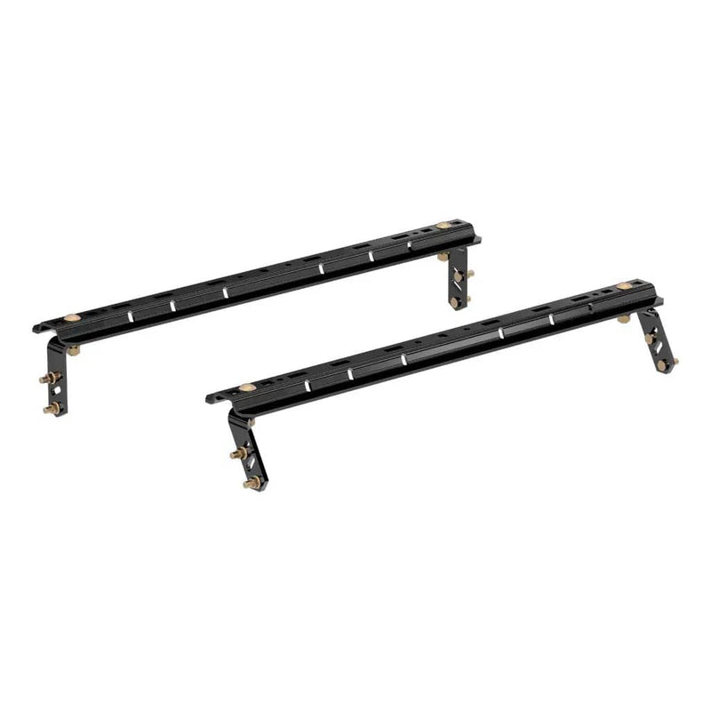 Load image into Gallery viewer, CURT Universal 5th Wheel Base Rails, 25K (4-Bolt Mount, Gloss Black)