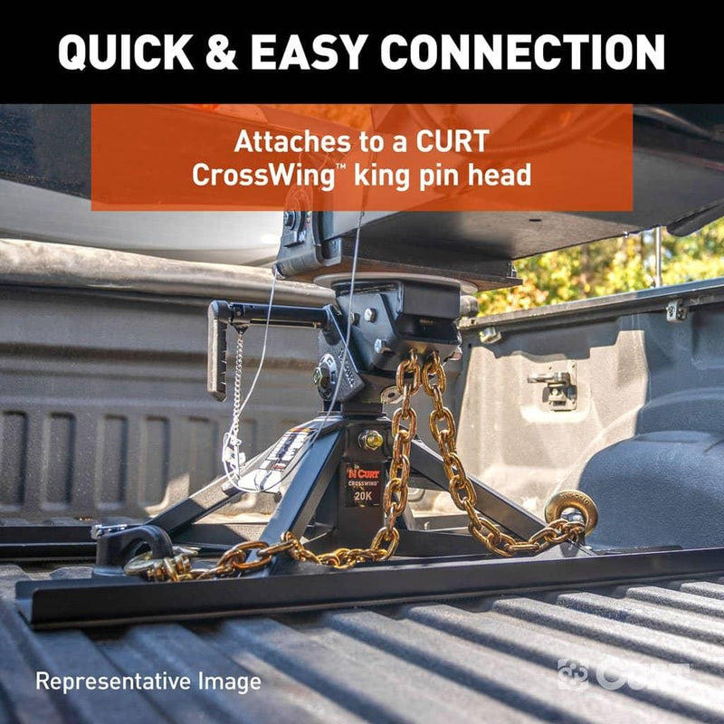 Load image into Gallery viewer, CURT CrossWing 5th Wheel Safety Chain Assembly with Rail Anchors