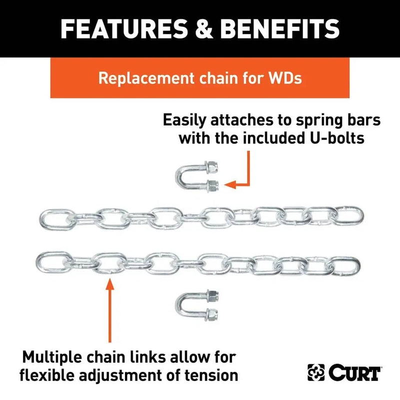 Load image into Gallery viewer, CURT Replacement Weight Distribution Chain Kit