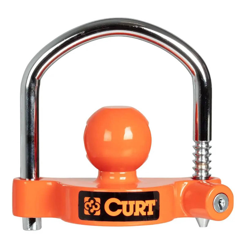 Load image into Gallery viewer, CURT Universal Trailer Coupler Lock, Keyed Alike