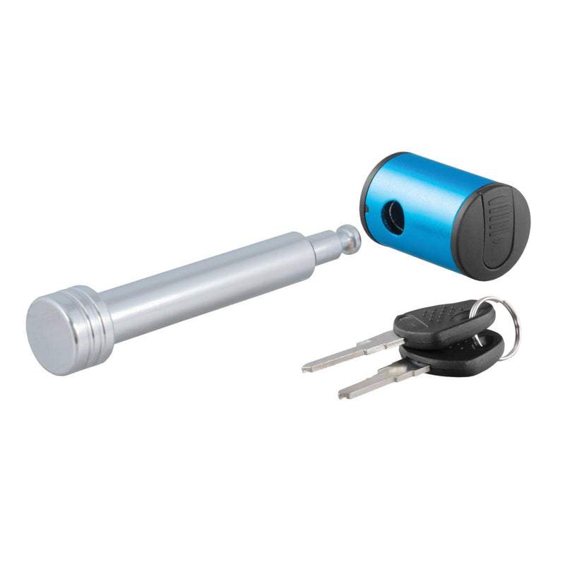 Load image into Gallery viewer, CURT 5/8" Hitch Lock (2" or 2-1/2" Receiver, Right-Angle, Chrome)