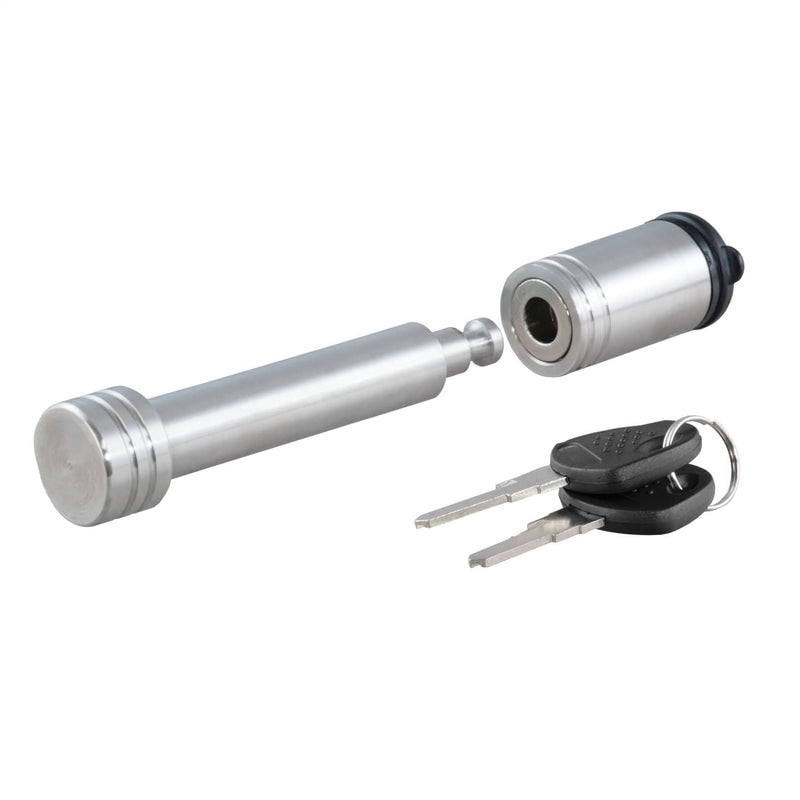 Load image into Gallery viewer, CURT 5/8" Hitch Lock (2" Receiver, Barbell, Stainless)