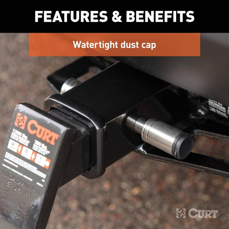 Load image into Gallery viewer, CURT 5/8" Hitch Lock (2" or 2-1/2" Receiver, Barbell, Stainless)