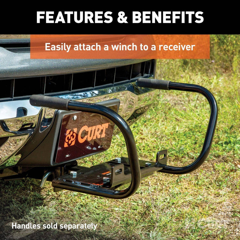 Load image into Gallery viewer, CURT Hitch-Mounted Winch Mount (Fits 2" Receiver)