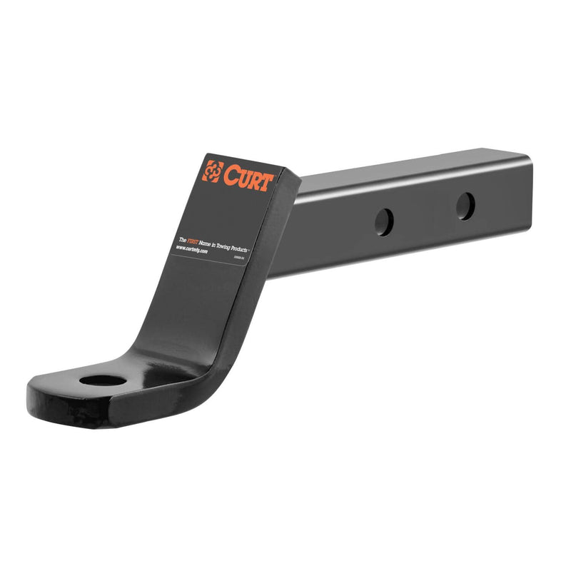 Load image into Gallery viewer, CURT Dual-Length Ball Mount (2" Shank, 7,500 lb, 4" Drop, 8-1/8" or 11-1/8" Long)