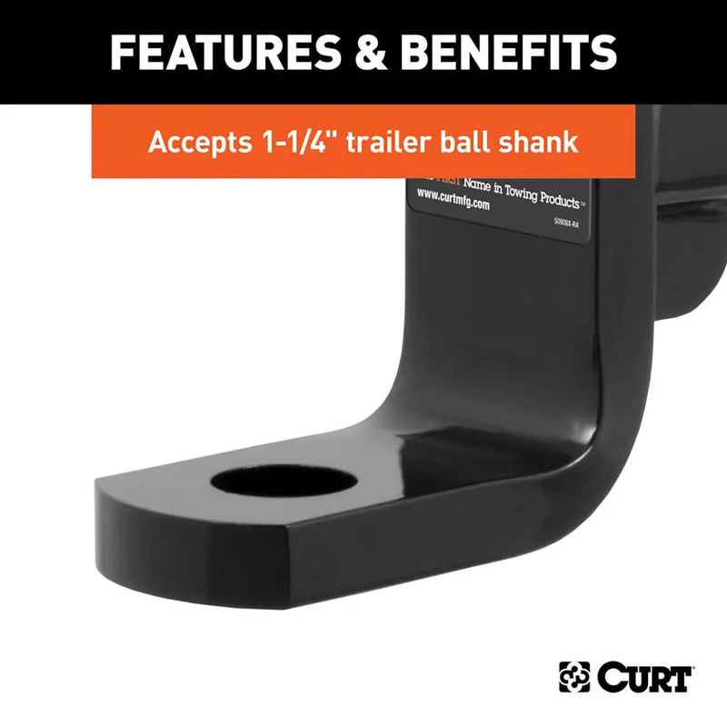 Load image into Gallery viewer, CURT Class 4 Ball Mount (2" Shank, 12,000 lb, 6" Drop, 9-3/8" Long)