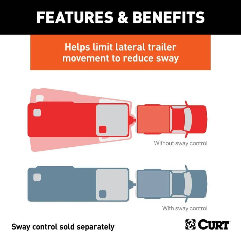 Load image into Gallery viewer, CURT Weld-On Sway Tab