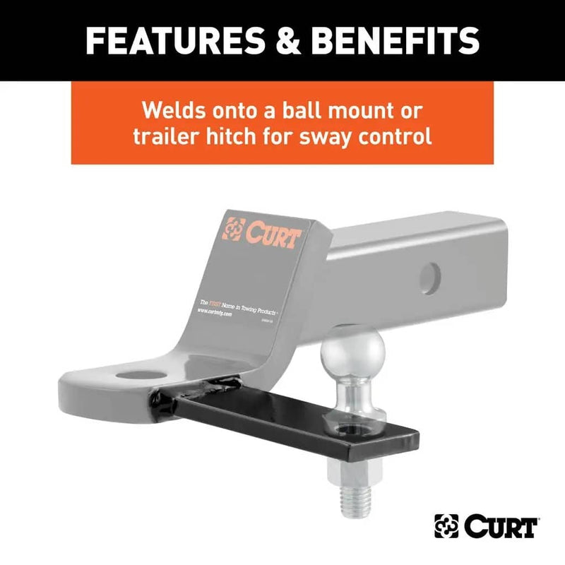 Load image into Gallery viewer, CURT Weld-On Sway Tab
