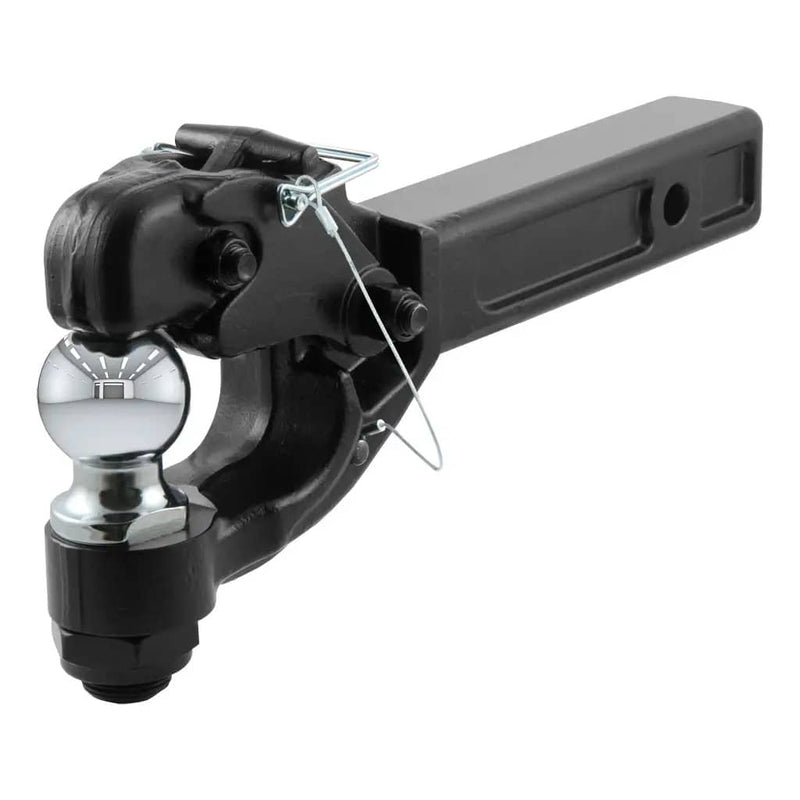 Load image into Gallery viewer, CURT Receiver-Mount Ball & Pintle Hitch (2" Shank, 2" Ball, 10,000 lb)