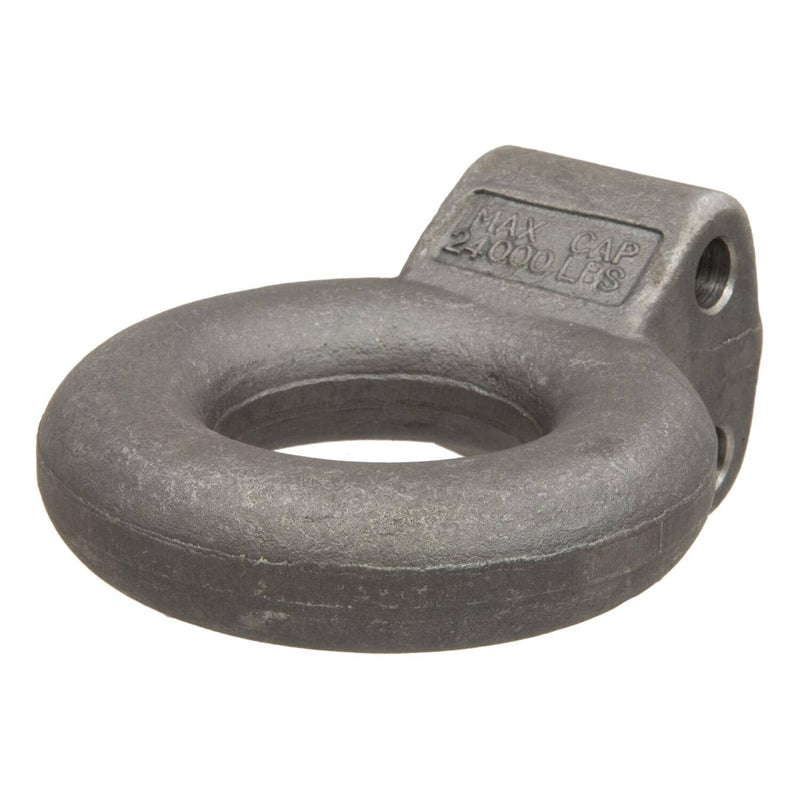 Load image into Gallery viewer, CURT Channel-Style Lunette Ring (24,000 lb, 3" I.D., Raw)