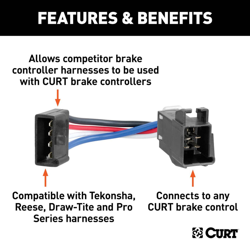 Load image into Gallery viewer, CURT Trailer Brake Controller Adapter Harness