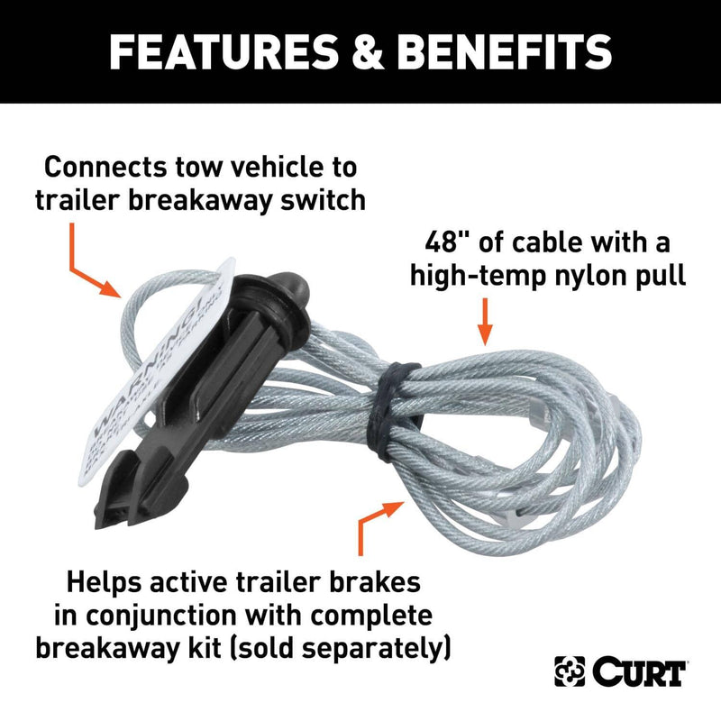 Load image into Gallery viewer, CURT Replacement Breakaway Switch Lanyard