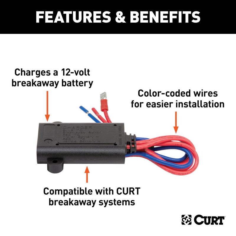 Load image into Gallery viewer, CURT Breakaway Battery Charger