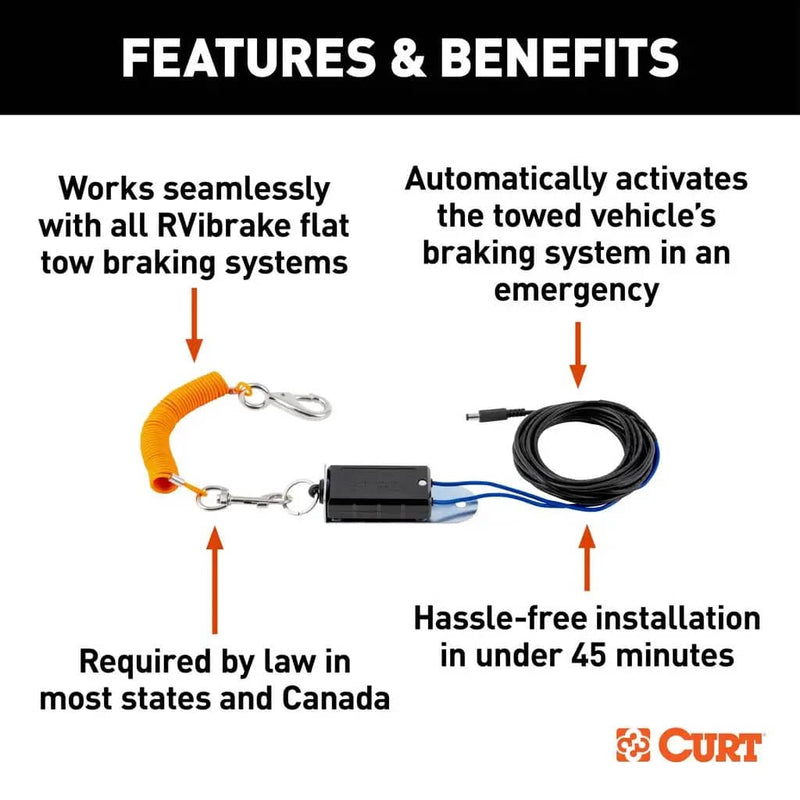 Load image into Gallery viewer, CURT Breakaway System for RVibrake