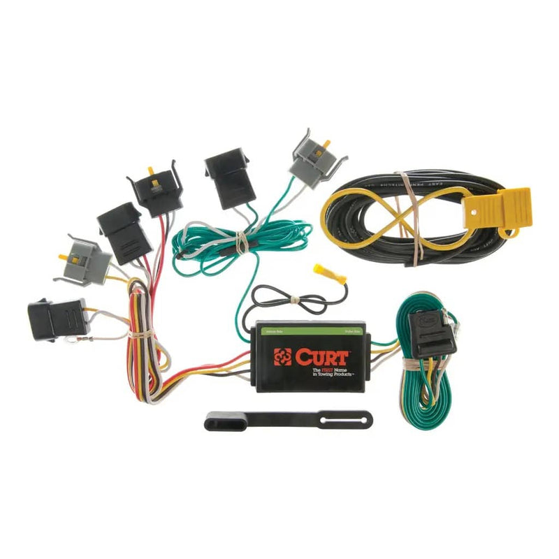 Load image into Gallery viewer, CURT 4-Flat Custom Wiring — 1995-2001 Ford & Mercury - CUR-55345 - Absolute Autoguard
