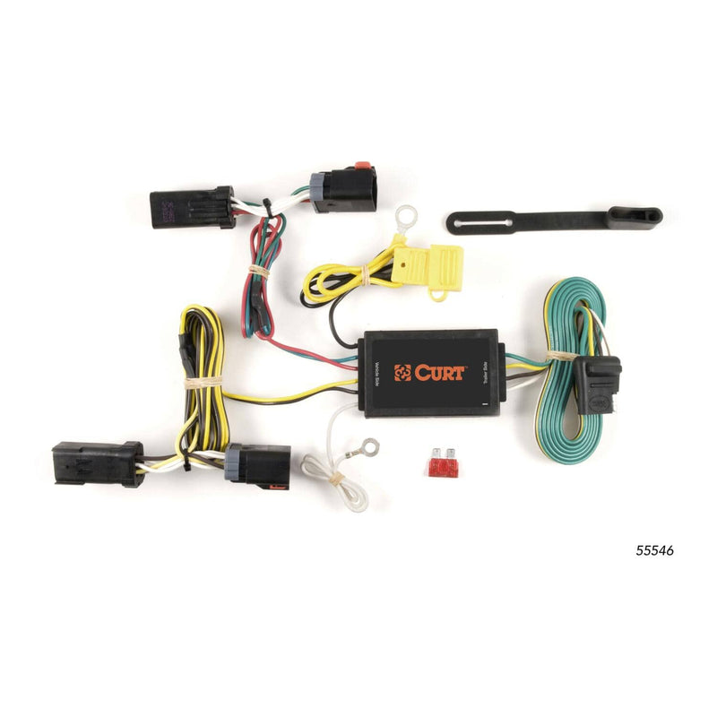 Load image into Gallery viewer, CURT 4-Flat Custom Wiring — 2005-2010 Chrysler 300 - CUR-55546 - Absolute Autoguard