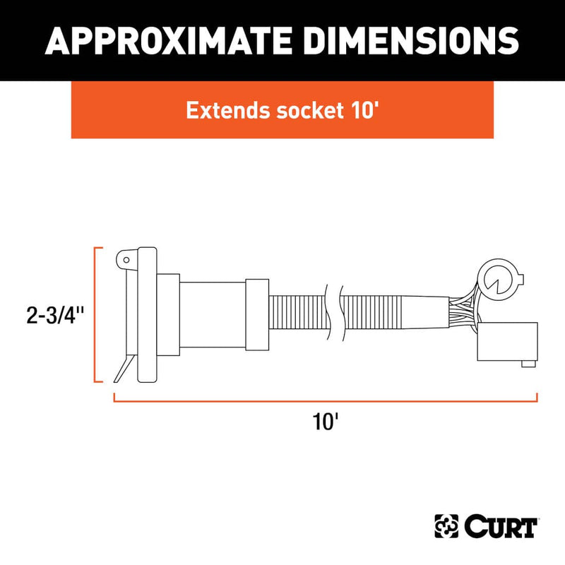 Load image into Gallery viewer, CURT 5TH Wheel OEM Extension GM/Ford 10FT — 1997-2026 Multi-Vehicle - CUR-56000 - Absolute Autoguard
