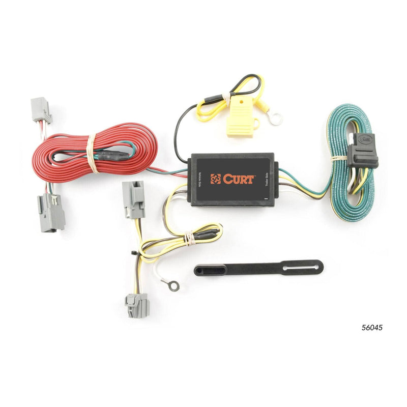 Load image into Gallery viewer, CURT 4-Flat Custom Wiring — 2005-2014 Volvo XC90 - CUR-56045 - Absolute Autoguard