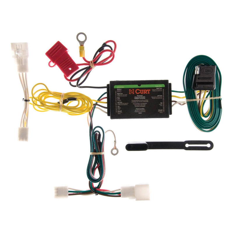 Load image into Gallery viewer, CURT 4-Flat Custom Wiring — 2004-2014 Toyota Prius - CUR-56147 - Absolute Autoguard