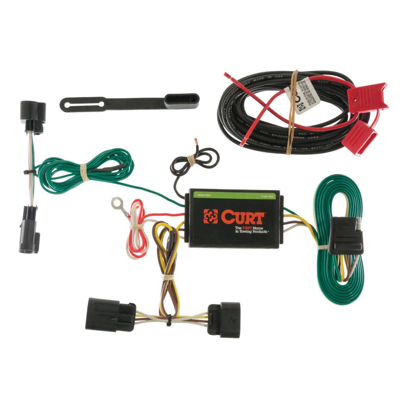 Load image into Gallery viewer, CURT 4-Flat Custom Wiring — 2013-2019 Cadillac ATS - CUR-56180 - Absolute Autoguard