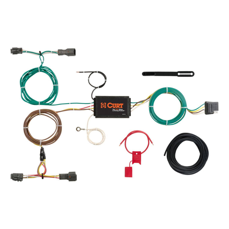 Load image into Gallery viewer, CURT 4-Flat Custom Wiring — 2014-2018 Kia Sorento - CUR-56256 - Absolute Autoguard