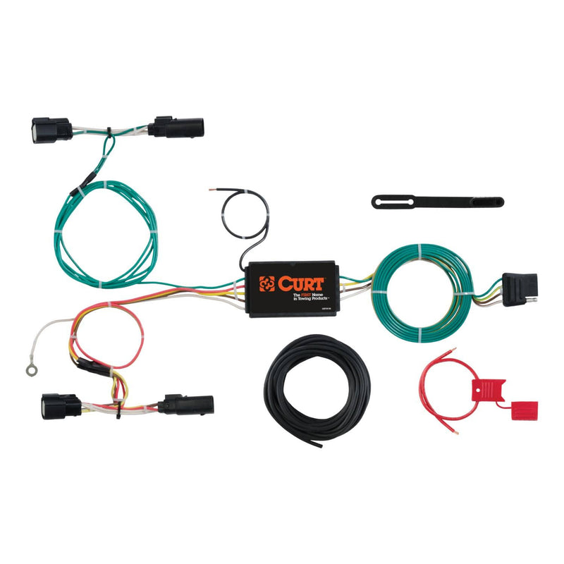 Load image into Gallery viewer, CURT 4-Flat Custom Wiring — 2015-2018 Ford Focus - CUR-56273 - Absolute Autoguard