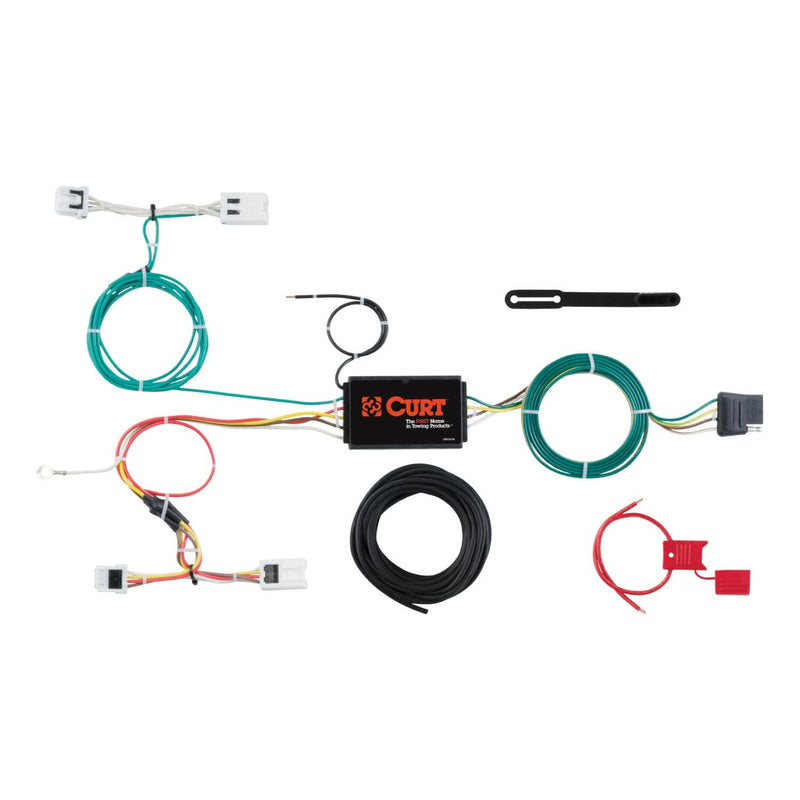 Load image into Gallery viewer, CURT 4-Flat Custom Wiring — 2013-2021 Chevrolet & Nissan - CUR-56279 - Absolute Autoguard