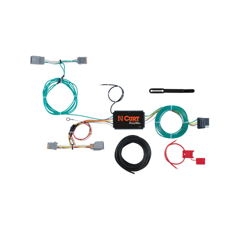 Load image into Gallery viewer, CURT 4-Flat Custom Wiring — 2015-2018 Volvo V60/V60 Cross Country - CUR-56287 - Absolute Autoguard
