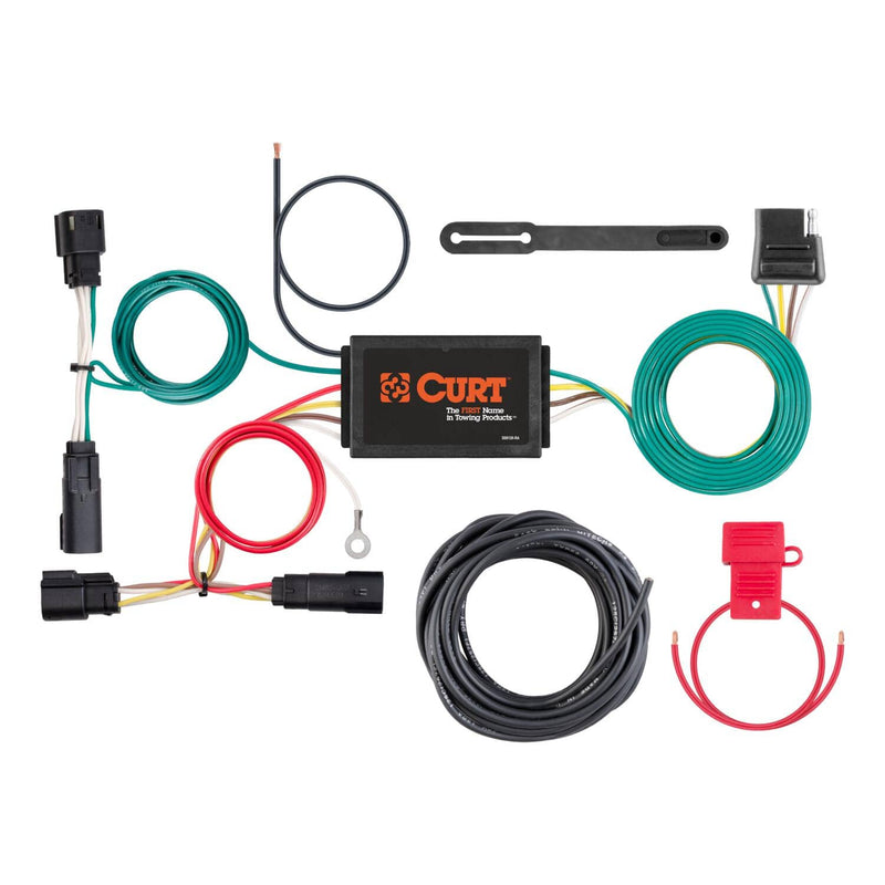 Load image into Gallery viewer, CURT 4-Flat Custom Wiring — 2017-2018 Ford Escape - CUR-56320 - Absolute Autoguard