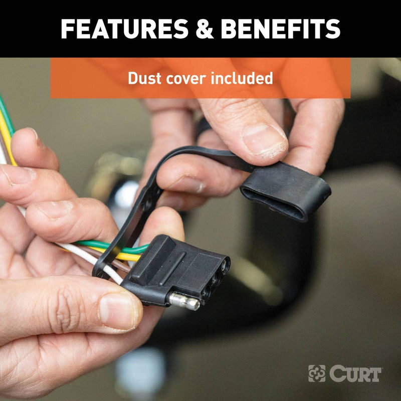 Load image into Gallery viewer, CURT 4-Flat Custom Wiring — 2017-2022 Kia Sportage - CUR-56321 - Absolute Autoguard