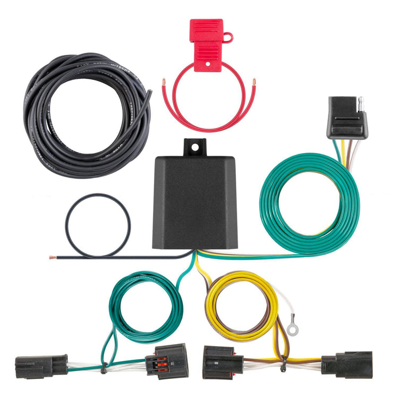 Load image into Gallery viewer, CURT 4-Flat Custom Wiring — 2011-2020 Chrysler & Dodge - CUR-56331 - Absolute Autoguard